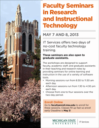 Seminars in Research and Instructional Technology brochure