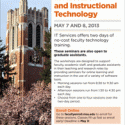 Seminars in Research and Instructional Technology brochure