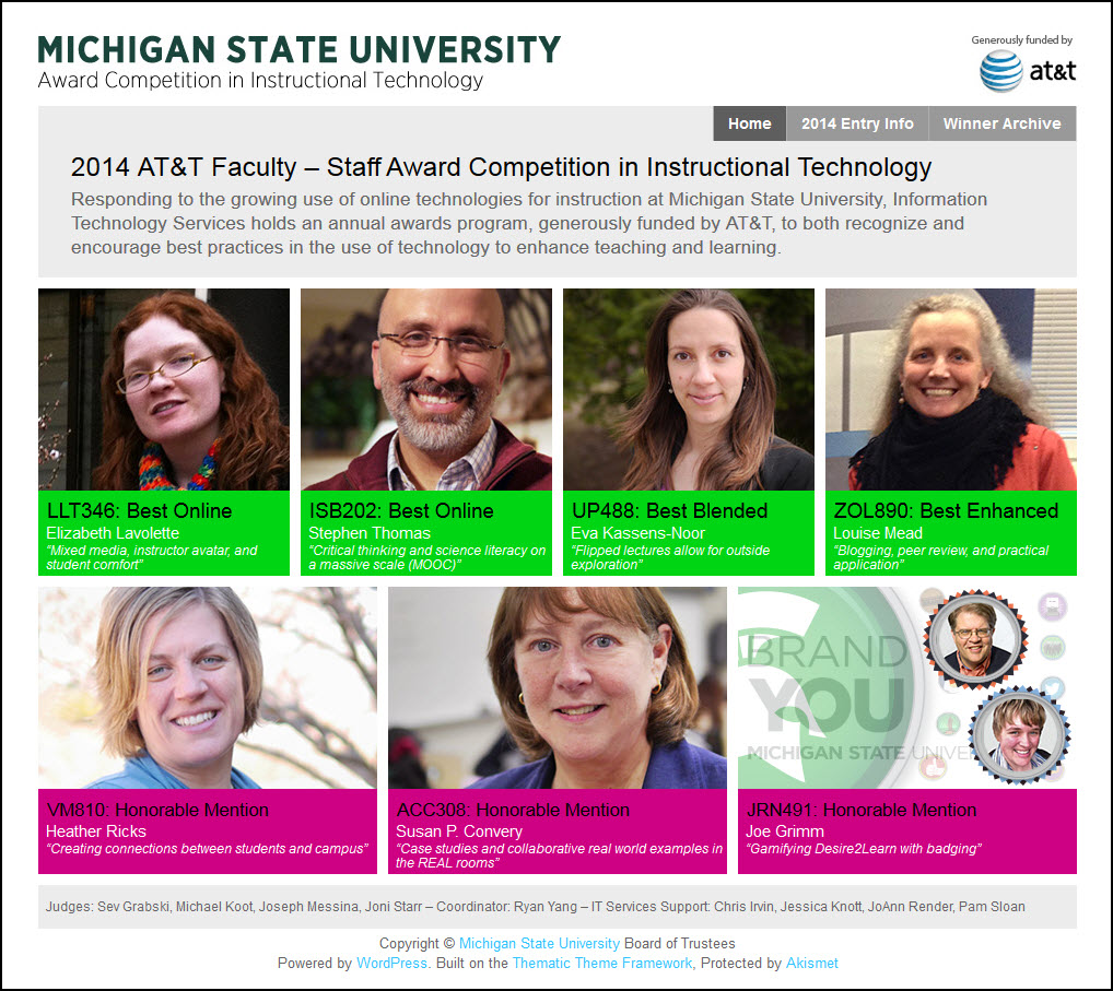 Technology At MSU - MSU Faculty & Staff Recognized For Use Of ...