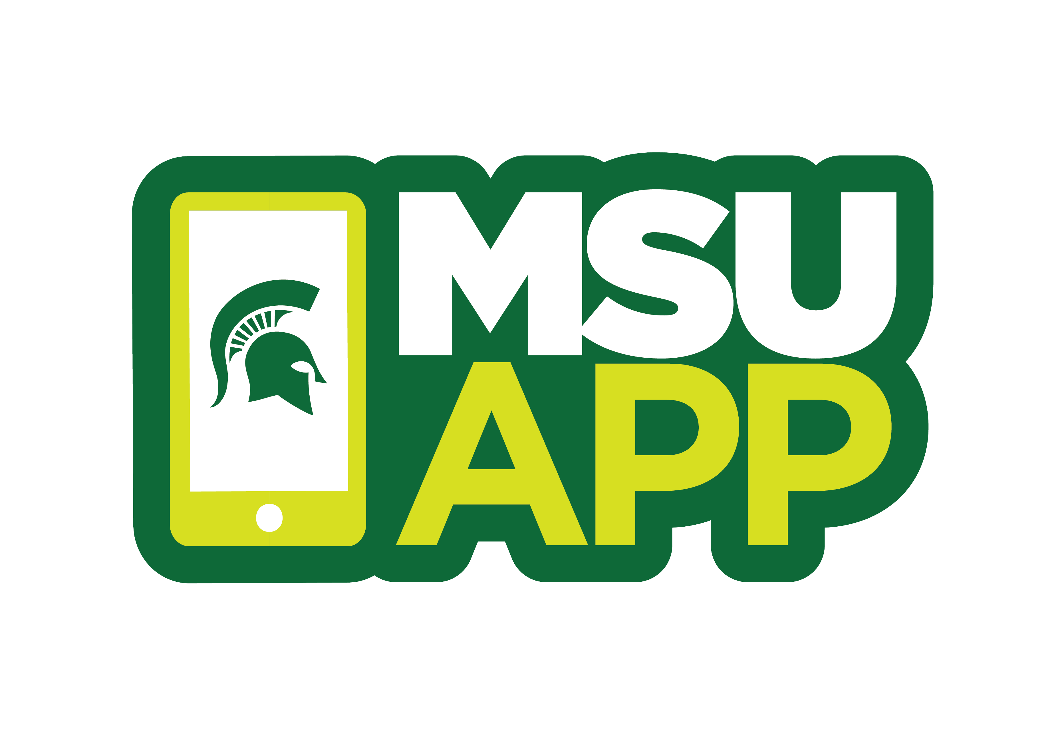The MSU App logo (a mobile phone next to text that reads "MSU App"