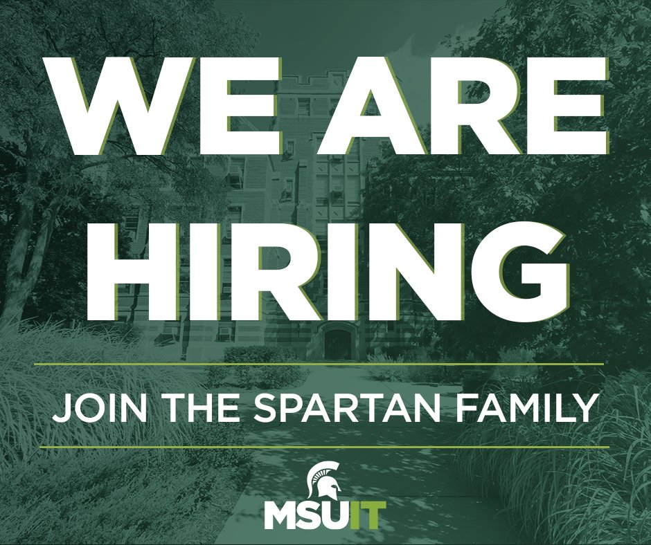 Text that reads "We Are Hiring! Join the Spartan family."